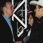 Armadillo Jim Schmidt and Sheila with NFL legend Roger Staubach