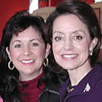 Sheila with Cathy Keating